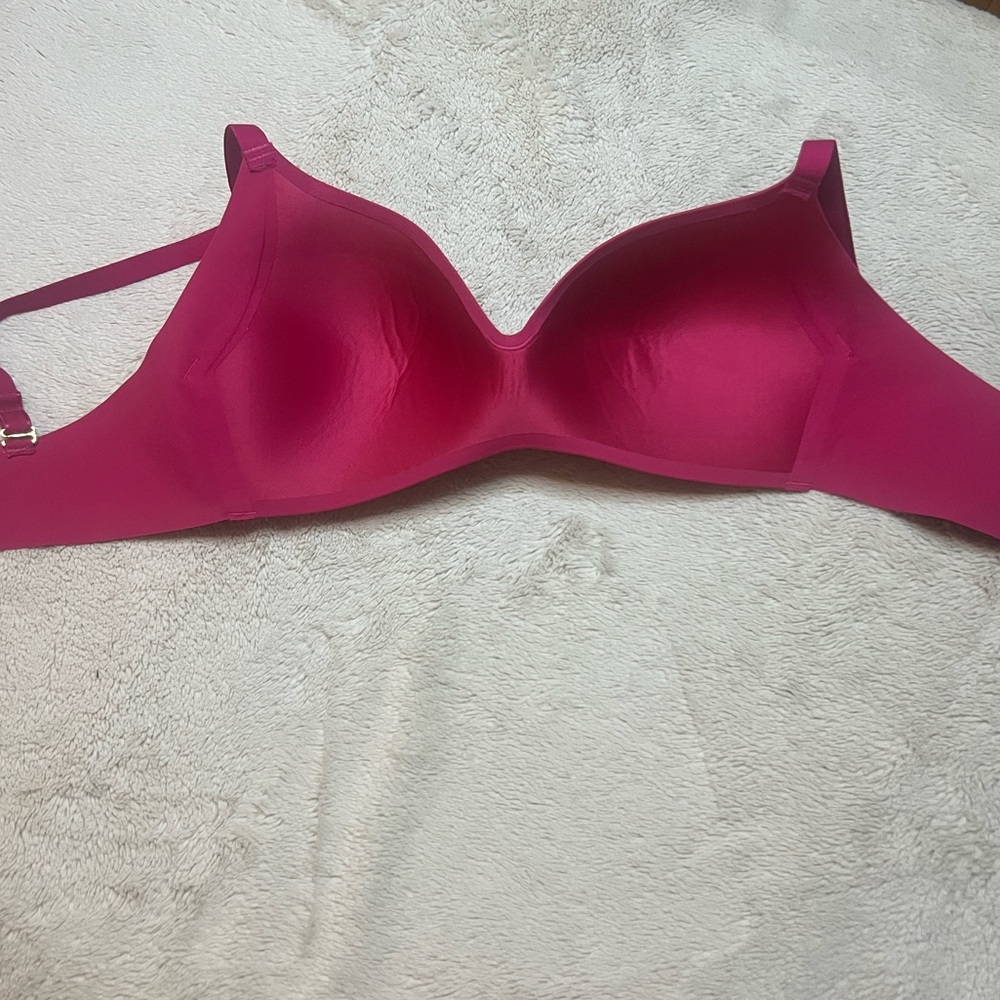 Knix Deep Pink Seamless Bra - Picture 6 of 8